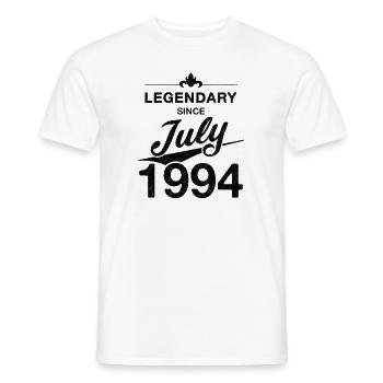 30e anniversaire Légendaire depuis juillet 1994 Volume 94 - T-shirt homme - blanc - Devant - AI Model Male 178 dark (178cm)