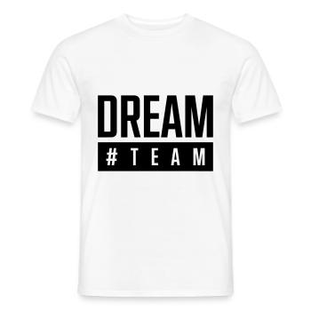 hashtag de l'équipe de rêve - T-shirt homme - blanc - Devant - AI Model Male 178 dark (178cm)