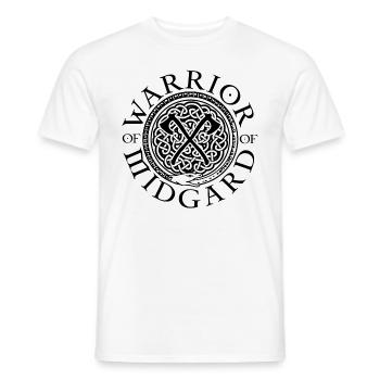 Warrior of Midgard - Männer T-Shirt - Weiß - Vorne - AI Model Male 178 dark (178cm)