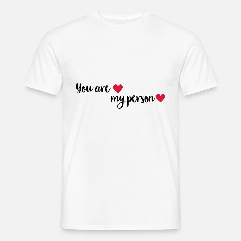 myperson - Männer T-Shirt - Weiß