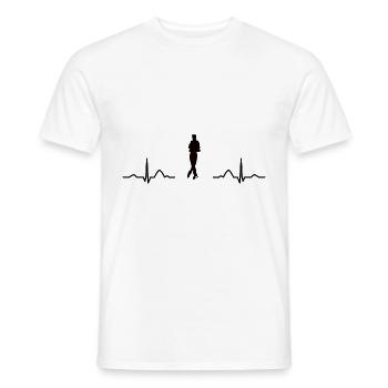 Figure Skating Ice Skating Figure Skating - Men's T-Shirt - white - Front - AI Model Male 178 dark (178cm)