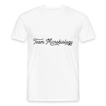 teammicro - Männer T-Shirt - Weiß - Vorne - AI Model Male 178 dark (178cm)