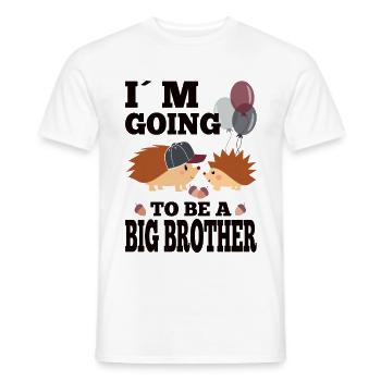Ich werde großer Bruder - Männer T-Shirt - Weiß - Vorne - AI Model Male 178 dark (178cm)
