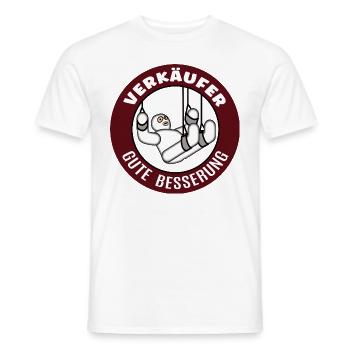 Gute Besserung Verkäufer Alles Gute Gesundheit - Männer T-Shirt - Weiß - Vorne - AI Model Male 178 dark (178cm)