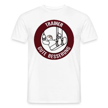Gute Besserung Trainer Alles Gute Gesundheit Krank - Männer T-Shirt - Weiß - Vorne - AI Model Male 178 dark (178cm)