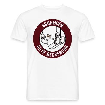 Gute Besserung Schneider Alles Gute Gesundheit - Männer T-Shirt - Weiß - Vorne - AI Model Male 178 dark (178cm)