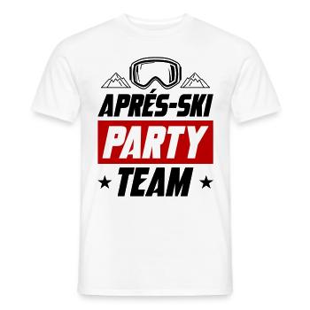 Apres Ski Party Team - Männer T-Shirt - Weiß - Vorne - AI Model Male 178 dark (178cm)