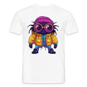 Tarantula Winter - Männer T-Shirt - Weiß - Vorne - AI Model Male 178 dark (178cm)