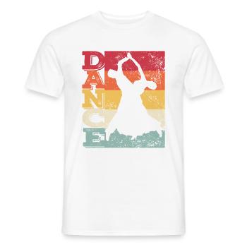 Danse de salon Valse viennoise - T-shirt homme - blanc - Devant - AI Model Male 178 dark (178cm)