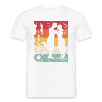 Tango argentin Danse Milonga Vals - T-shirt homme - blanc - Devant - AI Model Male 178 dark (178cm)