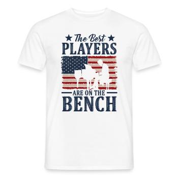Les meilleurs joueurs Pianiste Pianiste - T-shirt homme - blanc - Devant - AI Model Male 178 dark (178cm)
