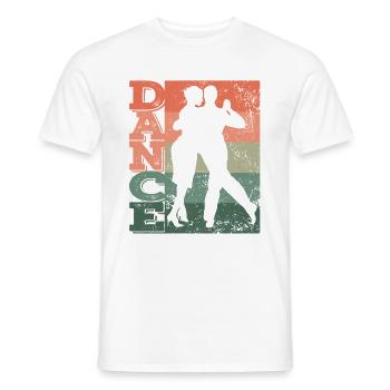Tango Argentin Danse Milonga Vals - T-shirt homme - blanc - Devant - AI Model Male 178 dark (178cm)