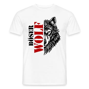 Big Bad Wolf Spell - Men's T-Shirt - white - Front - AI Model Male 178 dark (178cm)