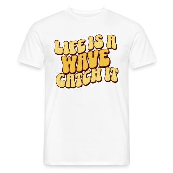 Kitesurf Kitesurfer Kiteboard - T-shirt homme - blanc - Devant - AI Model Male 178 dark (178cm)