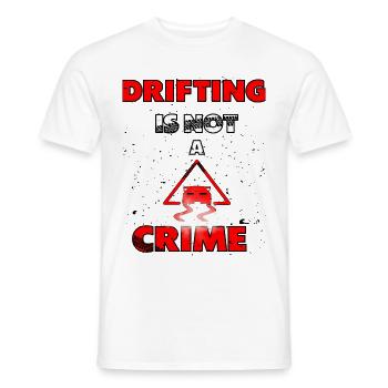 Drift cars Dirft Race Drift Design Drift Fan - Männer T-Shirt - Weiß - Vorne - AI Model Male 178 dark (178cm)