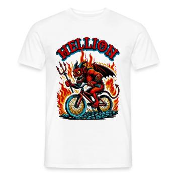Hellion - Männer T-Shirt - Weiß - Vorne - AI Model Male 178 dark (178cm)