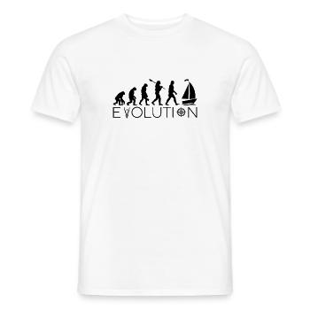 Evolution voile - T-shirt homme - blanc - Devant - AI Model Male 178 dark (178cm)