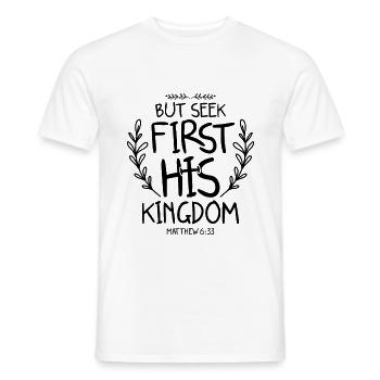 Bibelvers Bibel Jesus Glaube - Männer T-Shirt - Weiß - Vorne - AI Model Male 178 dark (178cm)