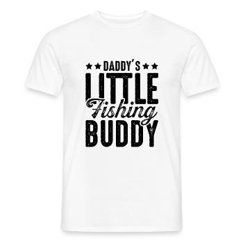Papa fils pêcher enfant - T-shirt homme - blanc - Devant - AI Model Male 178 dark (178cm)