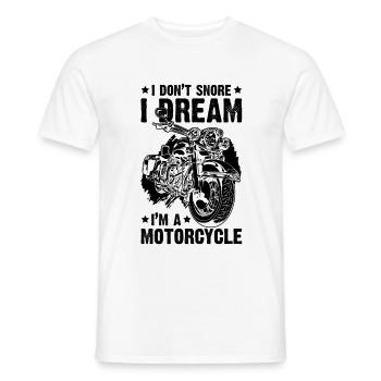 Motorrad Biker Motorcycle - Männer T-Shirt - Weiß - Vorne - AI Model Male 178 dark (178cm)