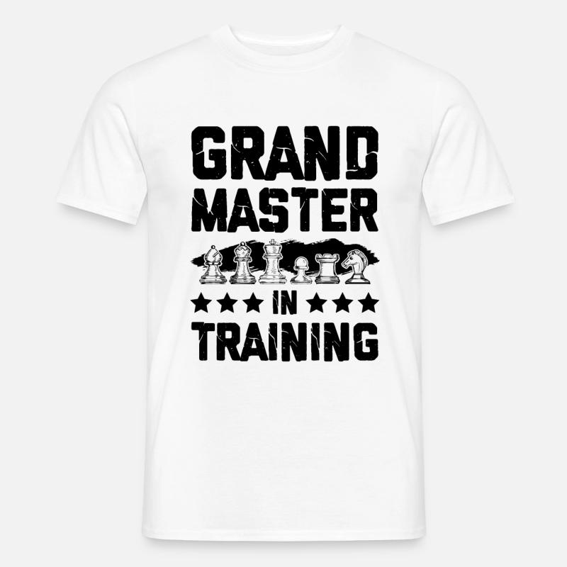 schach training master - Men’s T-shirt - white