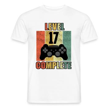 17 Geburtstag 17 Jahre Geschenk lustig 17 Jubiläum - Männer T-Shirt - Weiß - Vorne - AI Model Male 178 dark (178cm)