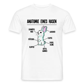 Hasen Mama Kaninchen Karnickel Hasi Hasenzüchter - Männer T-Shirt - Weiß - Vorne - AI Model Male 178 dark (178cm)
