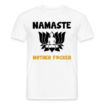 Buddha Zen Tantra Meditation - Men's T-Shirt - white - Front - AI Model Male 178 dark (178cm)