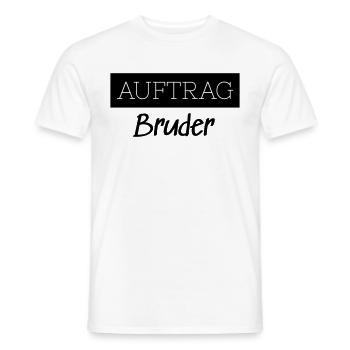 Commander Brother Family Funny Gift - T-shirt homme - blanc - Devant - AI Model Male 178 dark (178cm)