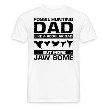 Paläontologe Designs Fossil Hunter Student - Männer T-Shirt - Weiß - Vorne - AI Model Male 178 dark (178cm)