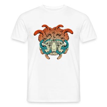 Khnum - T-shirt homme - blanc - Devant - AI Model Male 178 dark (178cm)