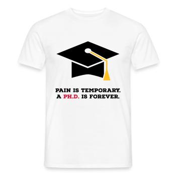 phd - T-shirt homme - blanc - Devant - AI Model Male 178 dark (178cm)