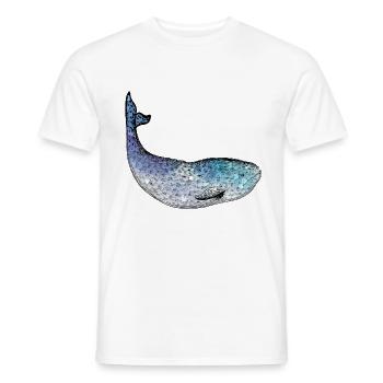 Blauwal, Orka, Ozean - Männer T-Shirt - Weiß - Vorne - AI Model Male 178 dark (178cm)