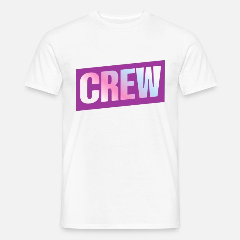 Crew - Männer T-Shirt - Weiß