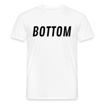 Bottom Gifts - Men's T-Shirt - white - Front - AI Model Male 178 dark (178cm)