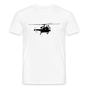 Helicopter - Männer T-Shirt - Weiß - Vorne - AI Model Male 178 dark (178cm)