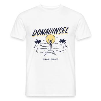 Donauinsel Österreich Wien Donau Baden Geschenk W - Männer T-Shirt - Weiß - Vorne - AI Model Male 178 dark (178cm)