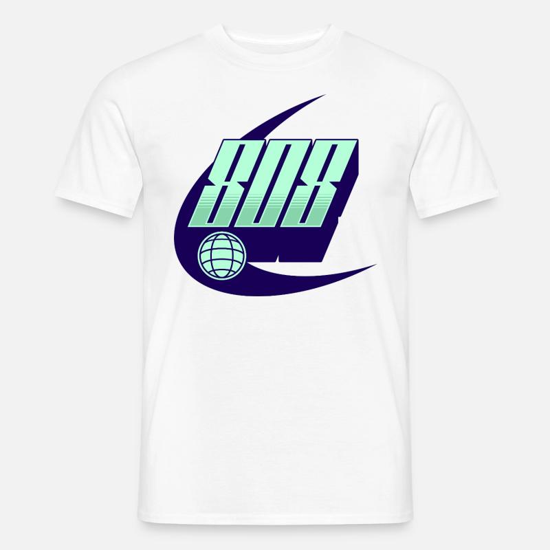 808 Analog SYNTHESIZER Drum Machine - Männer T-Shirt - Weiß