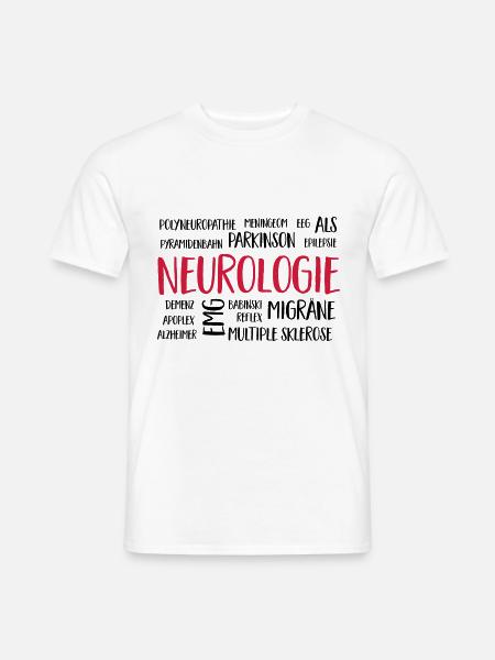 neurologie - Männer T-Shirt - Weiß