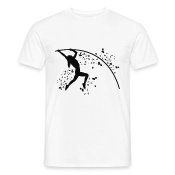 Stabhochspringer Kids Stabhochsprung - Männer T-Shirt - Weiß - Vorne - AI Model Male 178 dark (178cm)