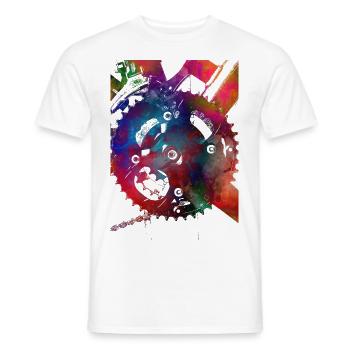 Cycling Bike sport article #cycling #sport #biking - Men's T-Shirt - white - Front - AI Model Male 178 dark (178cm)