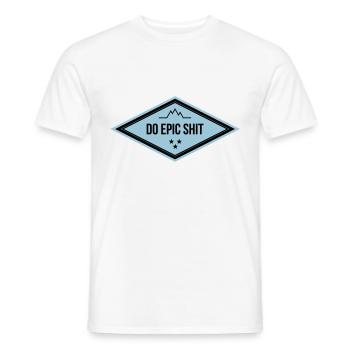 DO EPIC SHIT - Männer T-Shirt - Weiß - Vorne - AI Model Male 178 dark (178cm)