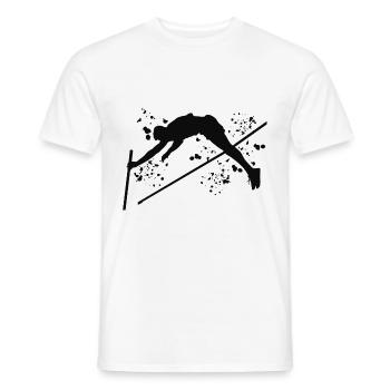Stabhochspringer Kids Stabhochsprung - Männer T-Shirt - Weiß - Vorne - AI Model Male 178 dark (178cm)