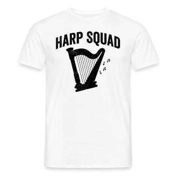 Harfenspieler Harfenist - Männer T-Shirt - Weiß - Vorne - AI Model Male 178 dark (178cm)