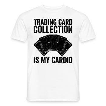 Jeu de cartes à collectionner amusant TCG - T-shirt homme - blanc - Devant - AI Model Male 178 dark (178cm)