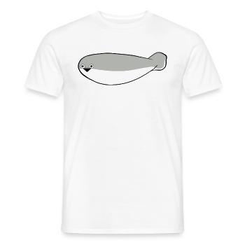 Drôle de poisson Sacabambaspi Meme - T-shirt homme - blanc - Devant - AI Model Male 178 dark (178cm)