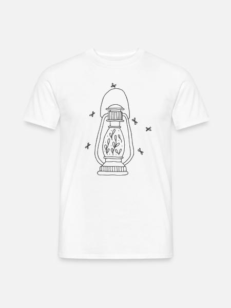 Camping, Wohnwagen, spaß - Männer T-Shirt - Weiß