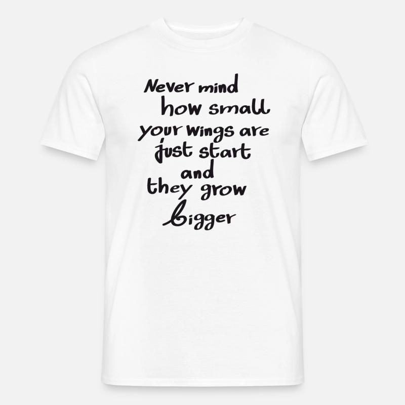 Starte deine Reise - Männer T-Shirt - Weiß