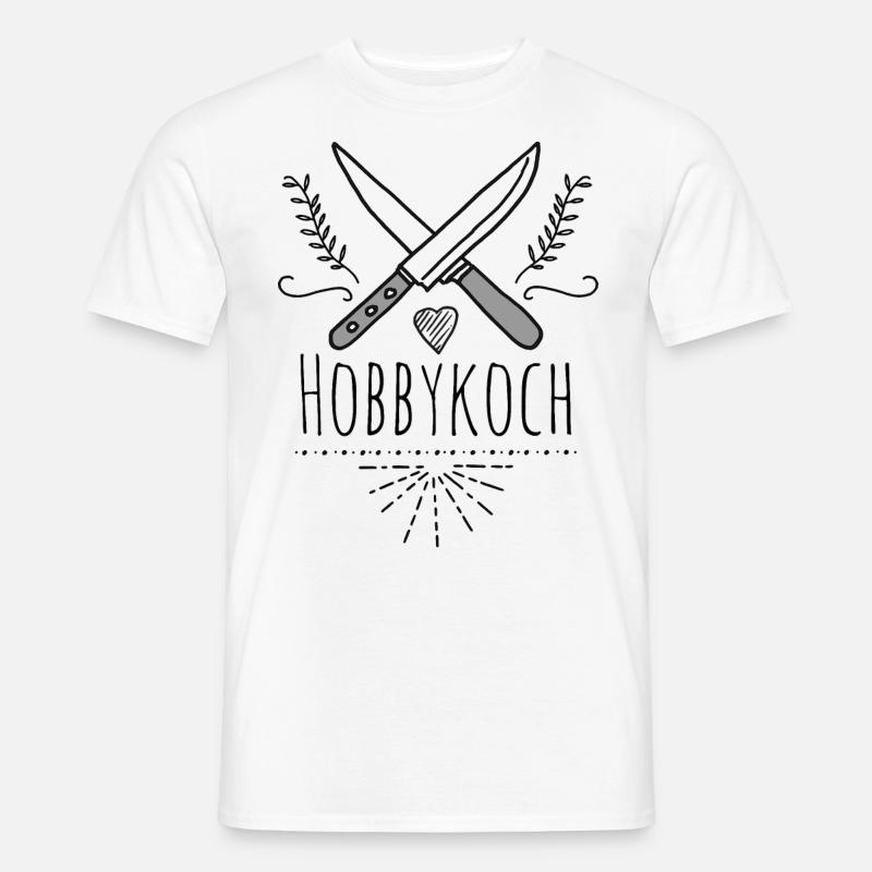 Hobbykoch - Männer T-Shirt - Weiß