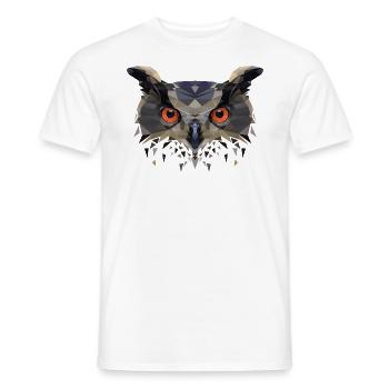 Waldkauz - Männer T-Shirt - Weiß - Vorne - AI Model Male 178 dark (178cm)